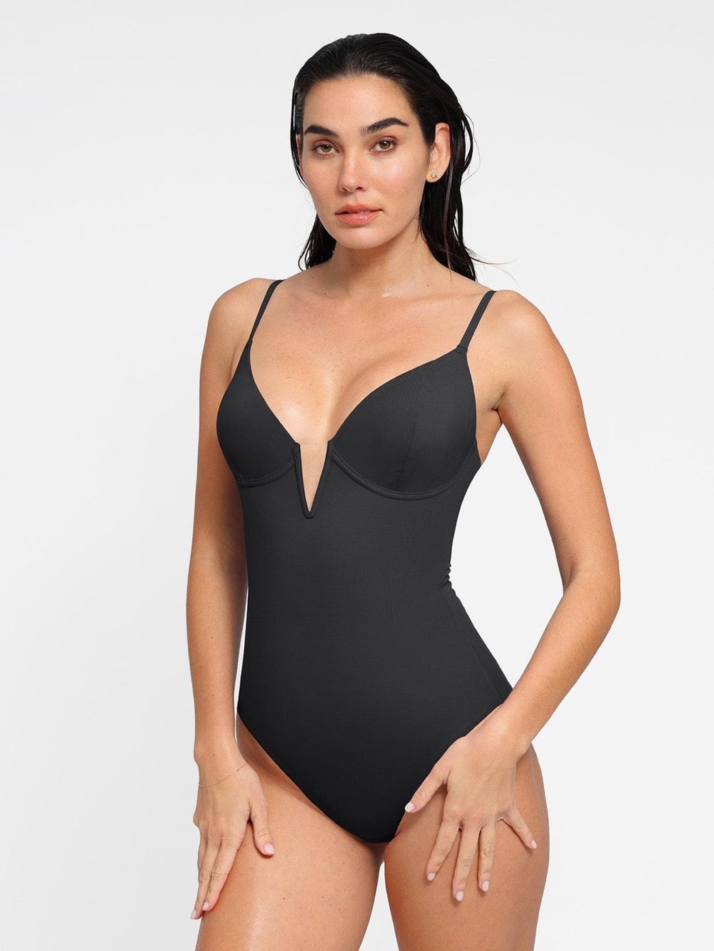 NWT Popilush Black Underwire One-Piece Swimsuit- XXL
